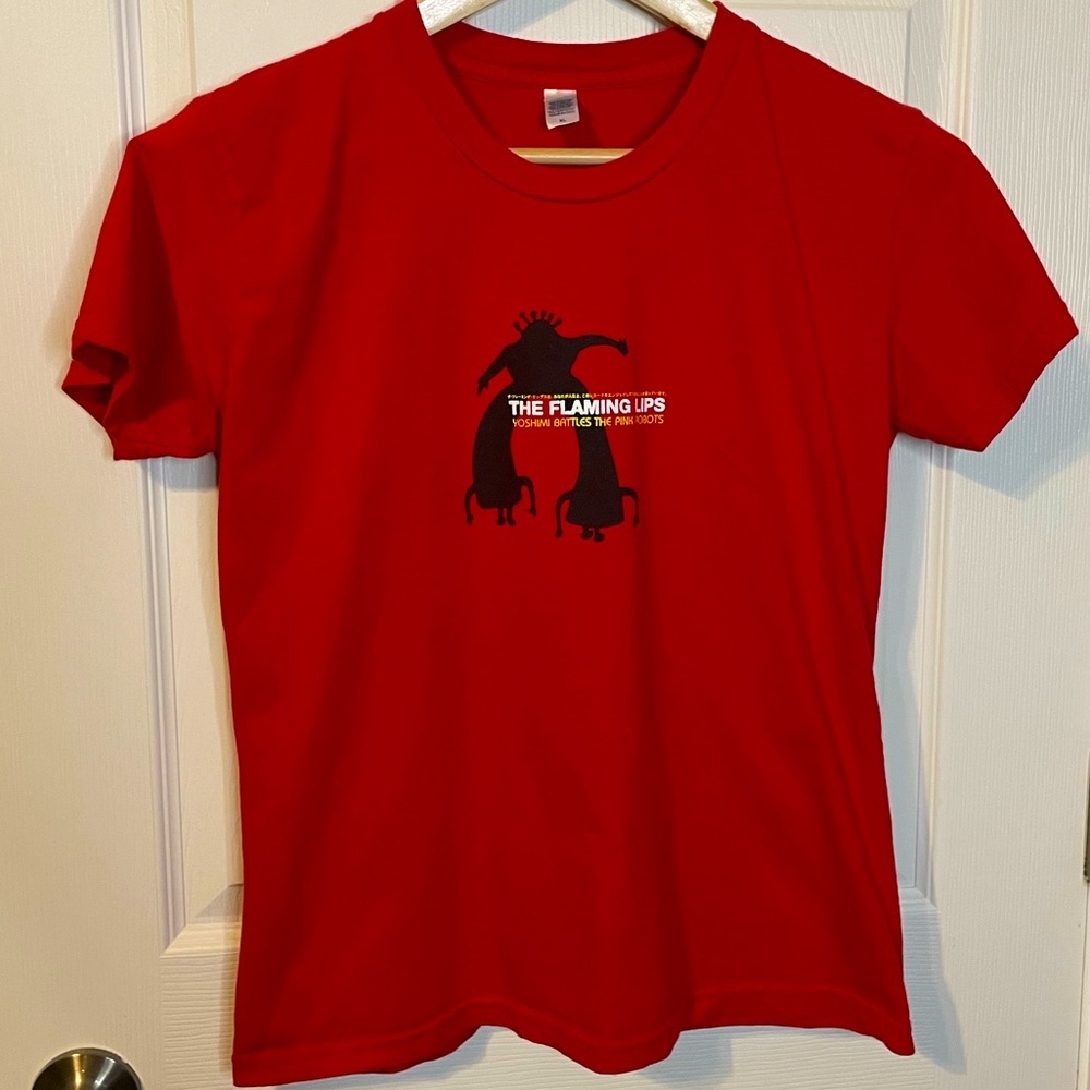 Vtg American Apparel Flaming Lips Yoshimi Battles The Pink Robots Red Tee Sz Xl